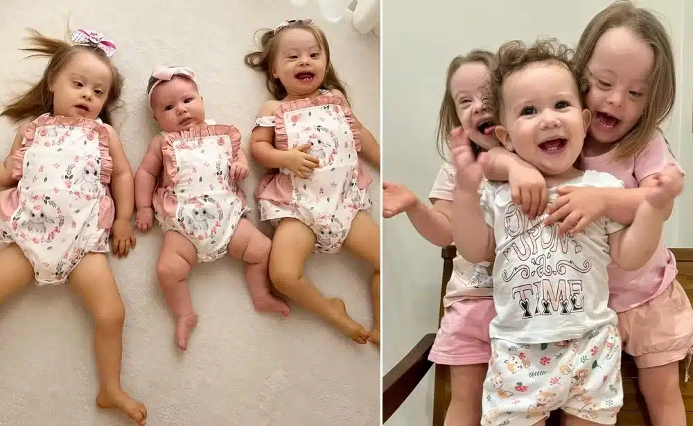 pensarcontemporaneo.com - "Senti amor e felicidade ao tê-las nos meus braços", diz mãe que descobriu só no parto que suas gêmeas tinham Down