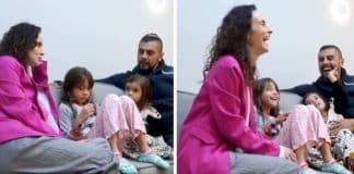 [VIDEO] Mamãe que engravidou do 3º filho usando DIU mostra reação das filhas à notícia e viraliza