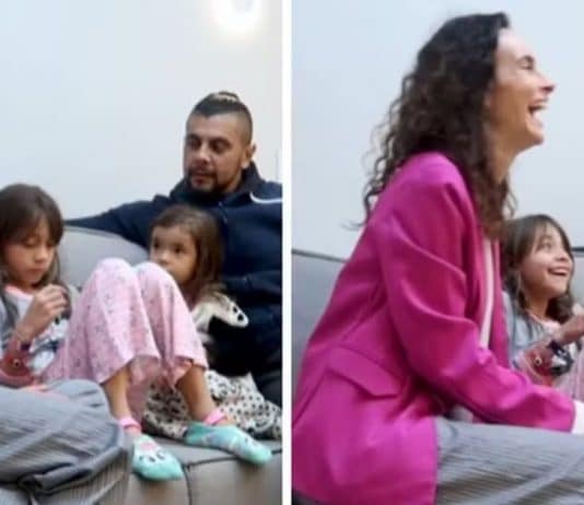 [VIDEO] Mamãe que engravidou do 3º filho usando DIU mostra reação das filhas à notícia e viraliza