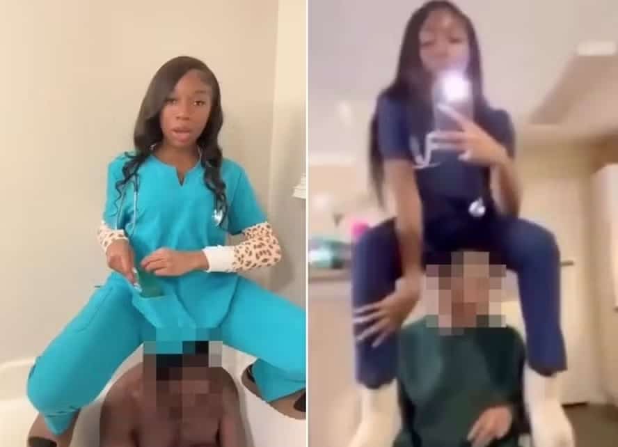 pensarcontemporaneo.com - Enfermeira é presa após rebolar sobre a cabeça de pacientes com deficiência para viralizar no TikTok